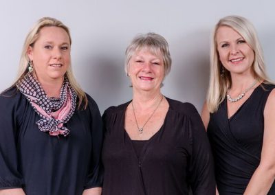 HR, Admin and Finance, Angela, Jenny and Kerry